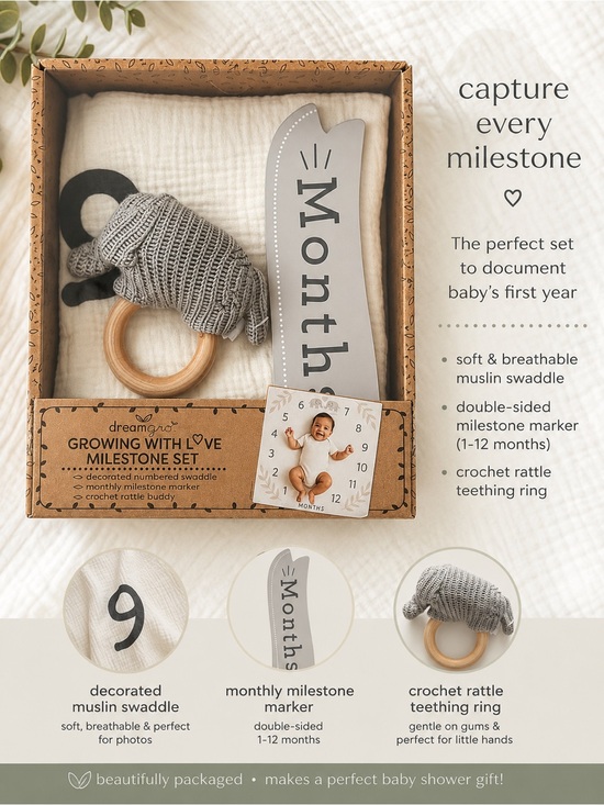 Dream Gro Other - Dream On Growing With Love Milestone Set – Baby NWT Gift Set